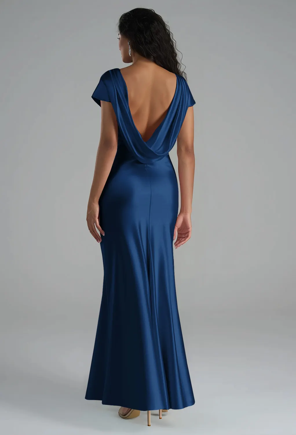 AW Lacey Navy  Bridesmaid Dresses